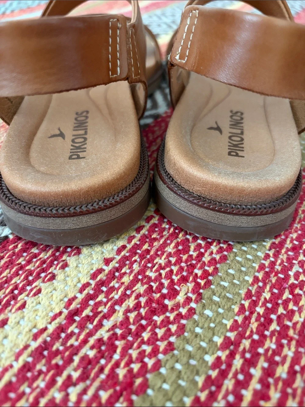 PIKOLINOS Navia Brandy Leather Slingback Sandals NWOB EU 35 / US 5-51/2